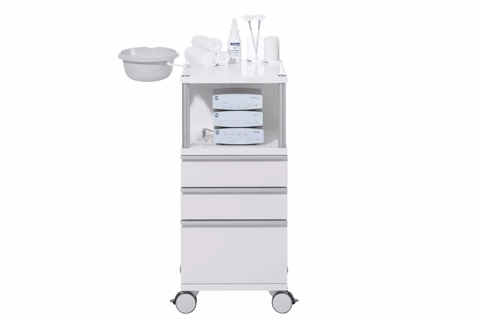 Косметологическая тумба CUBUS 400 с 3-мя ящиками